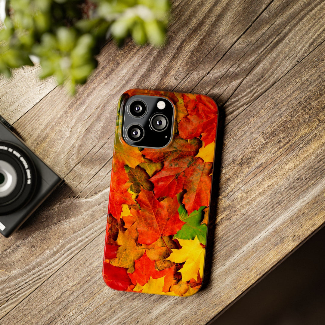 Slim Fall Leaves Slim Cute Phone Cases for Iphone | iPhone 15 Case | iPhone 15 Pro Max Case, Iphone 14, Iphone 14 Pro Max, Iphone 13 - Studio40ParkLane