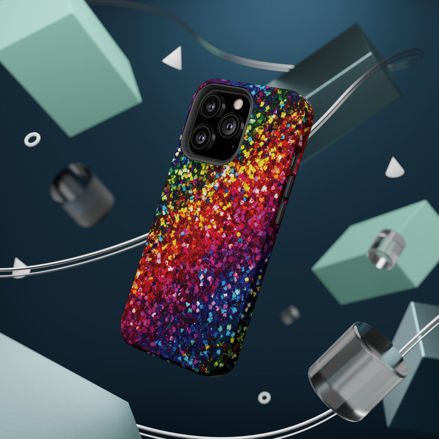 Non Glitter Color Composition Magsafe Cute Phone Case for Iphone Gift for Her,  | iPhone 15 Case | iPhone 15 Pro Max Case, Iphone 14, Iphone 14 Pro Max, Iphone 13, Iphone 16