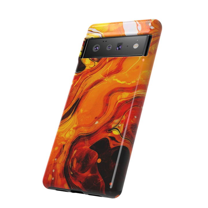Impact Resistant, Fall Colors Marble, Cute Phone Cases for Samsung S24, S23, S22, S21, IPhone 15 pro Iphone 14 pro Iphone 13 IPhone 12 Iphone 11 - Studio40ParkLane