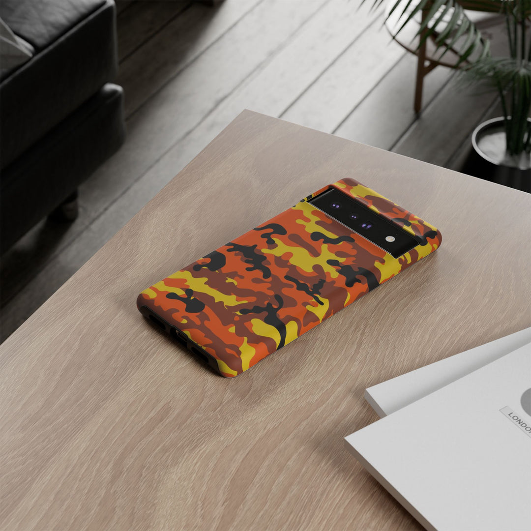 Impact Resistant, Fall camo Camouflage, Cute Phone Cases for Samsung S24, S23, S22, S21, IPhone 15 pro Iphone 14 pro Iphone 13 IPhone 12 Iphone 11 - Studio40ParkLane