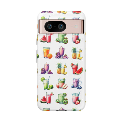 Cute Samsung Case | Cool Iphone Case | Tropical Summer Fruit Cocktail, Samsung S24, S23, S22, S21, IPhone 15 Case | Iphone 14 Case, Iphone 13 Case