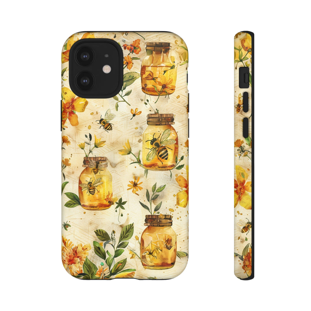 Impact Resistant, Honey Bees, Cute Phone Cases for Samsung S24, S23, S22, S21, IPhone 15 pro Iphone 14 pro Iphone 13 IPhone 12 Iphone 11 - Studio40ParkLane