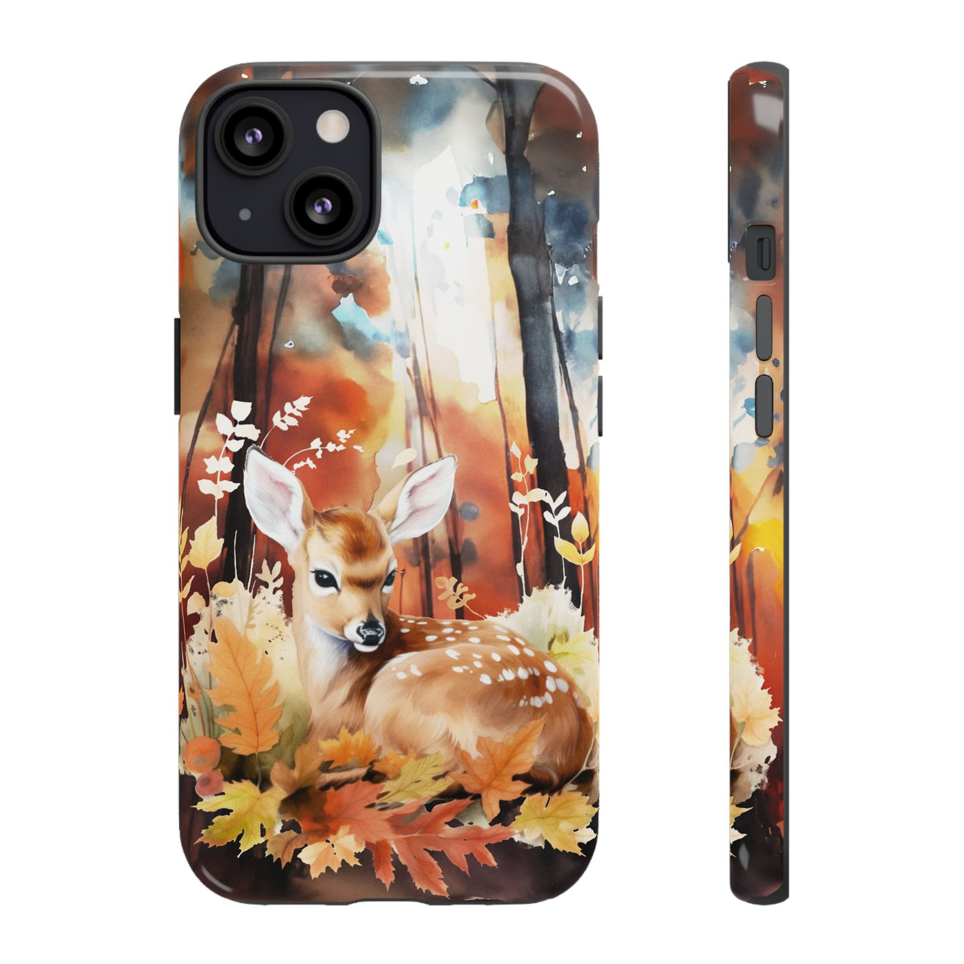 Autumn Fall Deer Forest Gift for Her Cute Phone Case for, Samsung Galaxy S24, S23, S22, S21, IPhone 16 Case | Iphone 15, Iphone 14, IPhone 13 Case