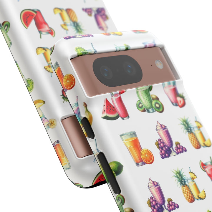 Cute Samsung Case | Cool Iphone Case | Tropical Summer Fruit Cocktail, Samsung S24, S23, S22, S21, IPhone 15 Case | Iphone 14 Case, Iphone 13 Case - Studio40ParkLane