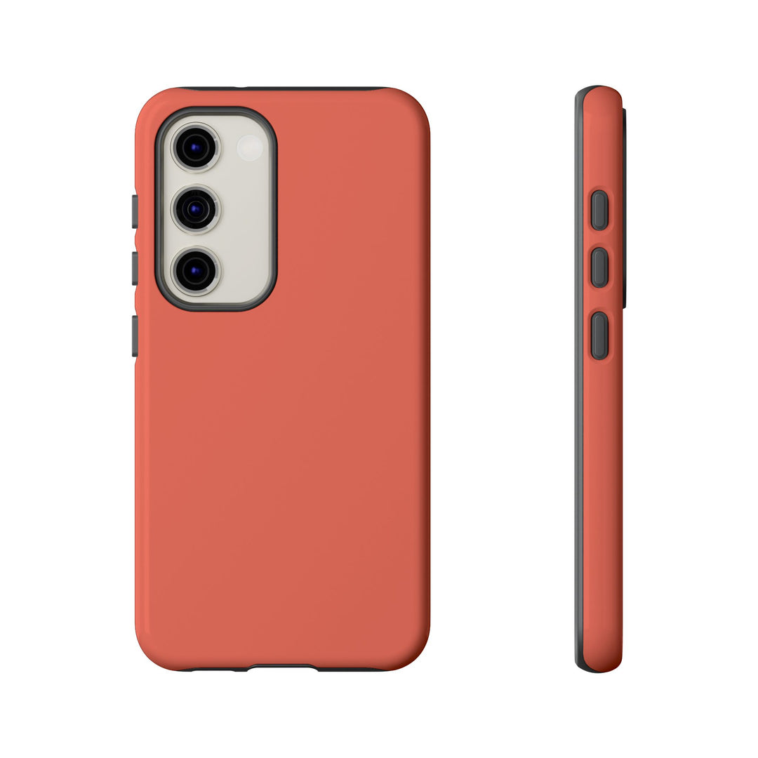 Premium Tough Coral Pink Orange Gift for Her Cute Phone Cases for Samsung S25 S24, S23, S22, S21, Iphone, 16, 15, 14, 13 Pro Max Ultra - Studio40ParkLane