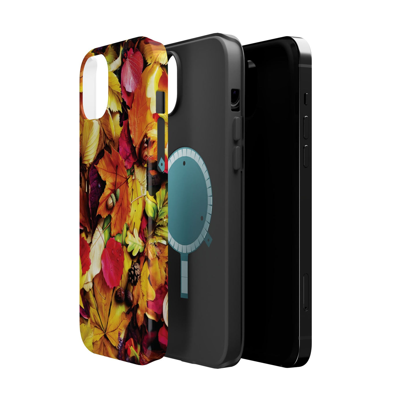 Aesthetic Tough Magsafe Fall Leaves Foliage Phone Case - For iPhone 17 Pro Max iPhone 16 Pro iPhone 15 Iphone 14 Plus 13 Pro 12 11 10 - Studio40ParkLane
