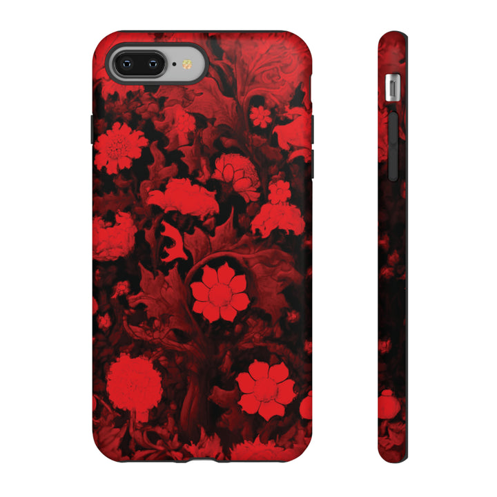 Cool Phone Case | Red Flowers, For iPhone 15 Case | iPhone 15 Pro Case, Iphone 14 Case, Iphone 14 Pro Max Case, Protective Iphone Case - Studio40ParkLane