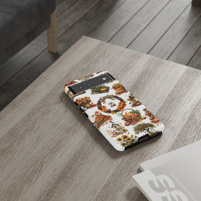 Impact Resistant, Fall Leaves Collage, Cute Phone Cases for Samsung S24, S23, S22, S21, IPhone 15 pro Iphone 14 pro Iphone 13 IPhone 12 Iphone 11