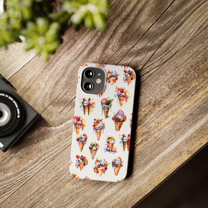 Slim Summer Ice Cream Slim Cute Phone Cases for Iphone | iPhone 15 Case | iPhone 15 Pro Max Case, Iphone 14, Iphone 14 Pro Max, Iphone 13 - Studio40ParkLane