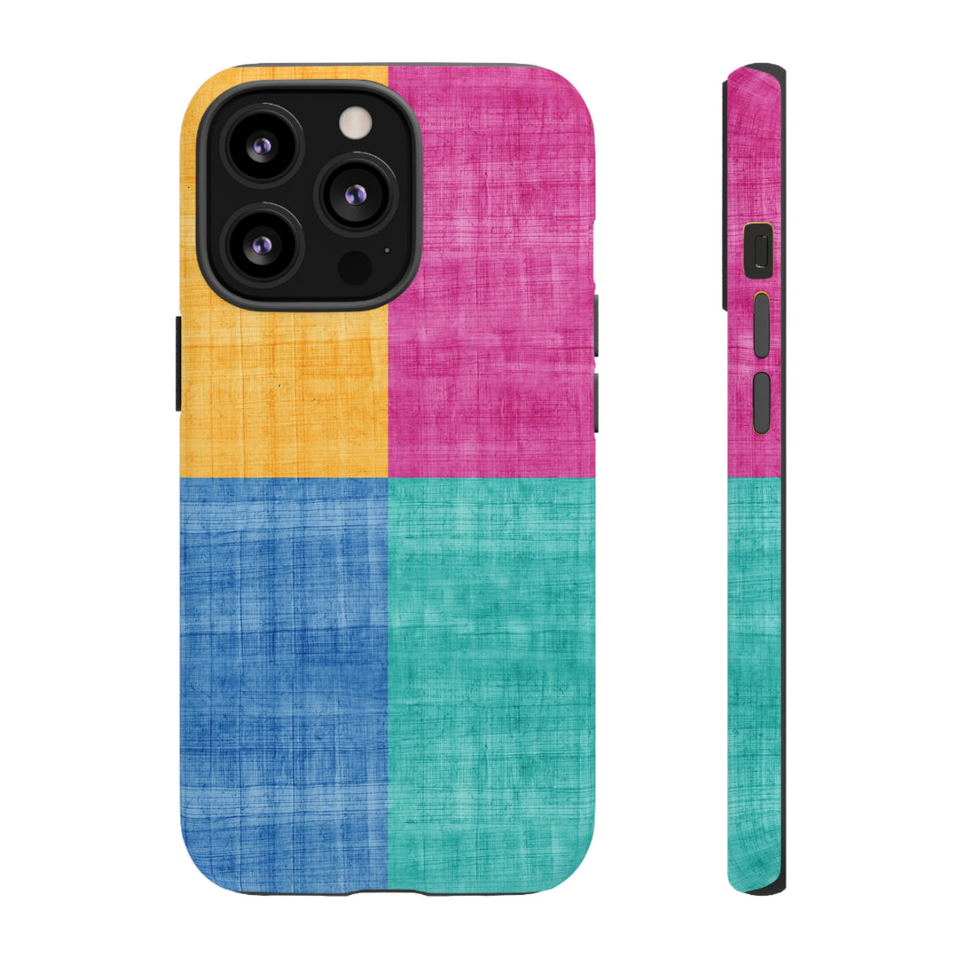 Impact Resistant, Colored Shapes, Cute Phone Cases for Samsung S24, S23, S22, S21, IPhone 15 pro Iphone 14 pro Iphone 13 IPhone 12 Iphone 11 - Studio40ParkLane