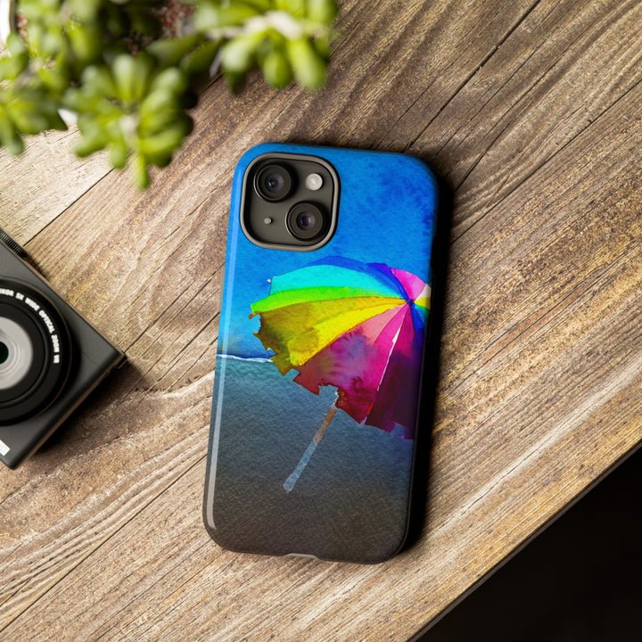 Cute Samsung Case | Cool Iphone Case | Summer Colorful Beach Parasol, Samsung S24, S23, S22, S21, IPhone 15 Case | Iphone 14 Case, Iphone 13 Case - Studio40ParkLane