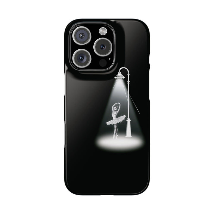 Slim Ballet Dancer Spotlight Gift for Her Cute Phone Cases for Iphone 16 Pro Max | iPhone 15 Case | iPhone 15 Pro Max Case, Iphone 14, 13, 12, 11, 10, 8, 7 - Studio40ParkLane