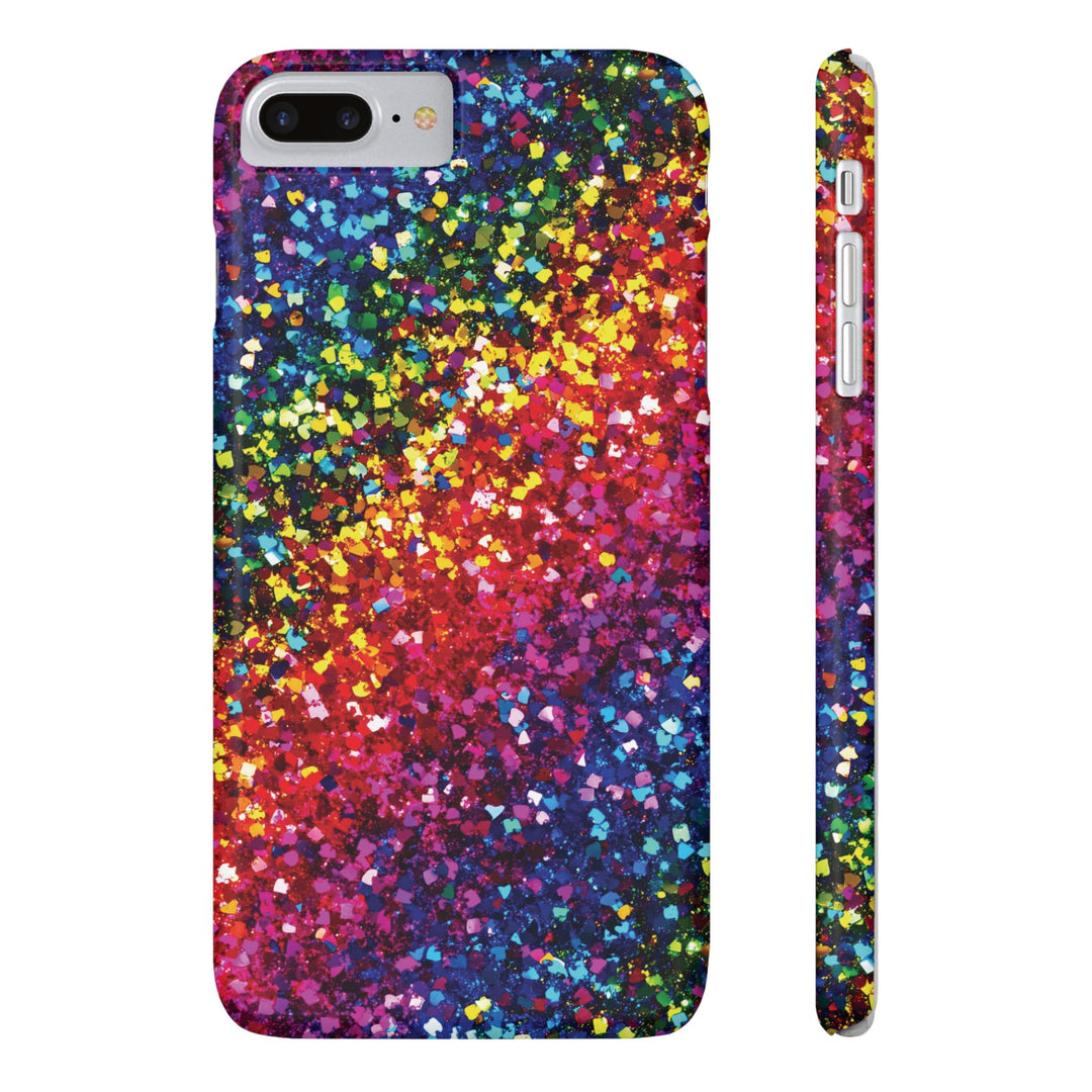 Slim Non - Glitter Muted Color Faux Play on Glitter Effect Gift for Her Cute Phone Cases for Iphone 16 Pro Max | iPhone 15 Case | iPhone 15 Pro Max Case, Iphone 14, Iphone 14 Pro Max, Iphone 13 12 11 8 7 - Studio40ParkLane