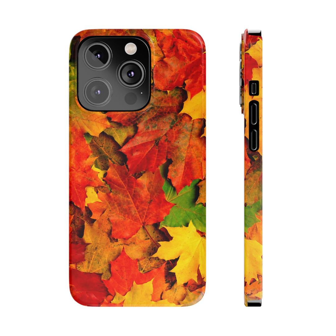 Slim Fall Leaves Slim Cute Phone Cases for Iphone | iPhone 15 Case | iPhone 15 Pro Max Case, Iphone 14, Iphone 14 Pro Max, Iphone 13 - Studio40ParkLane