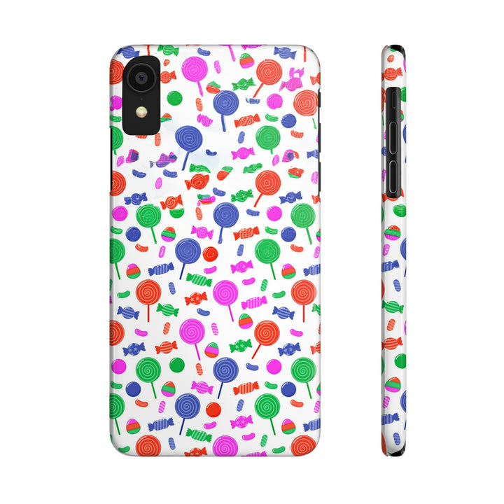 Slim Cute Phone Cases for Iphone - | iPhone 15 Case | iPhone 15 Pro Max Case, Iphone 14 Case, Iphone 14 Pro Max, Iphone 13, Summer Lollipops Red - Studio40ParkLane