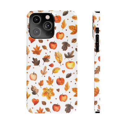 Slim Fall Autumn Leaves Gift for Her Cute Phone Cases for Iphone 16 | iPhone 15 Case | iPhone 15 Pro Max Case, Iphone 14, Iphone 14 Pro Max, Iphone 13, Slim