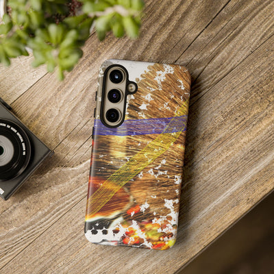 Impact Resistant, Pecan Pie Abstract, Cute Phone Cases for Samsung S24, S23, S22, S21, IPhone 15 pro Iphone 14 pro Iphone 13 IPhone 12 Iphone 11