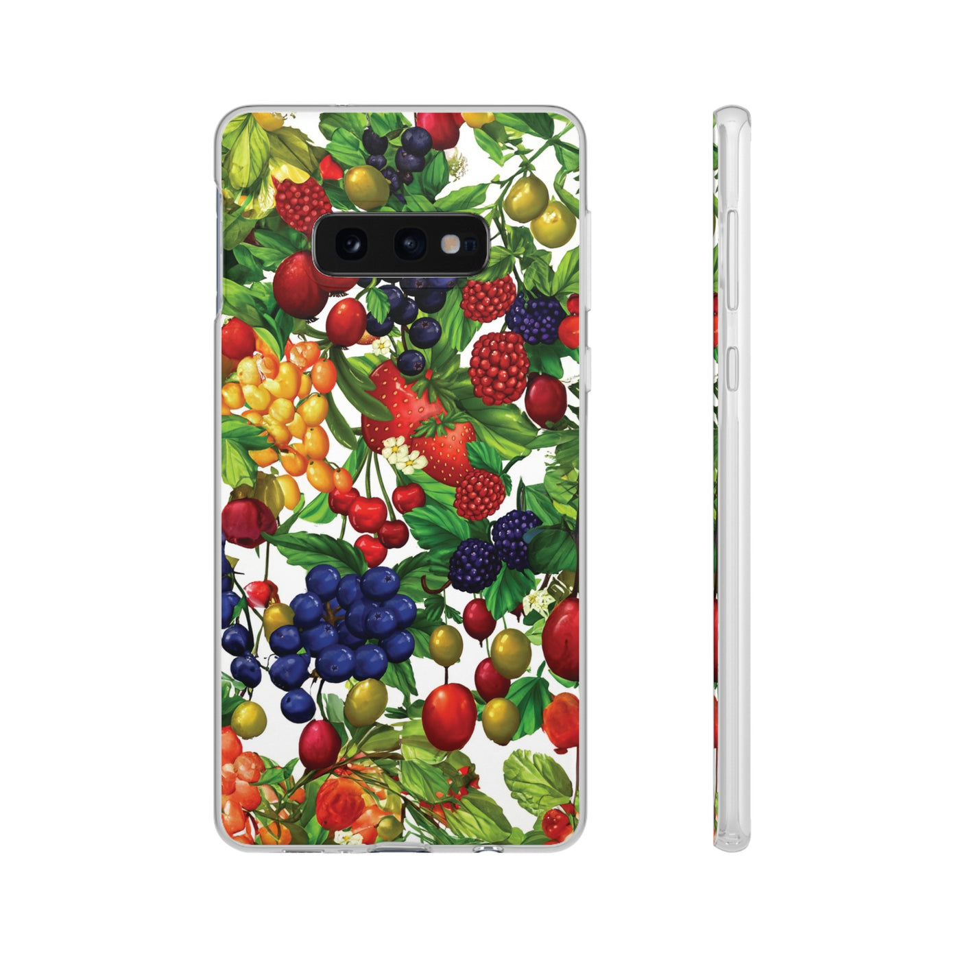 Cute Flexi Phone Cases, For Samsung Galaxy and Iphone, Summer Mixed Fruit, Galaxy S23 Phone Case, Samsung S22 Case, Samsung S21, Iphone 15, Iphone 14, Iphone 13