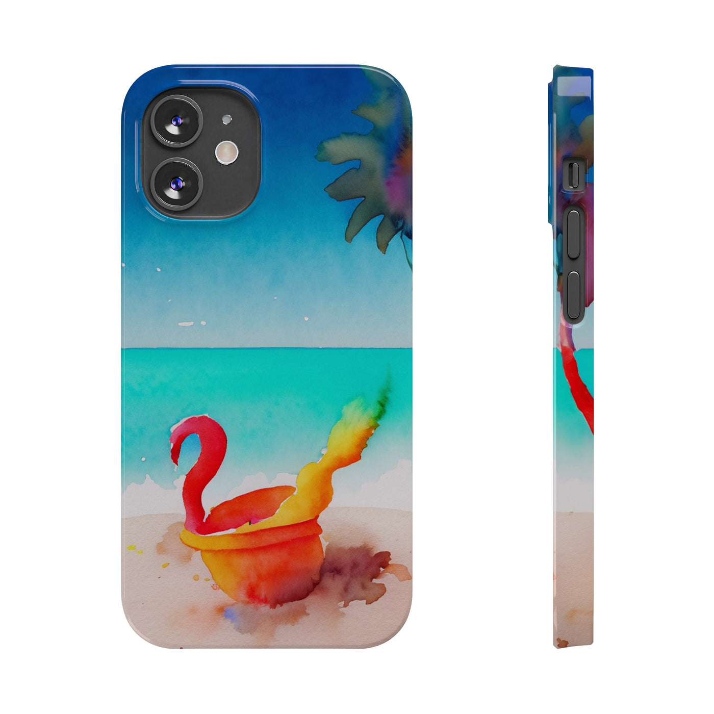 Slim Cute Phone Cases for Iphone - | iPhone 15 Case | iPhone 15 Pro Max Case, Iphone 14 Case, Iphone 14 Pro Max, Iphone 13, Summer Beach Bucket