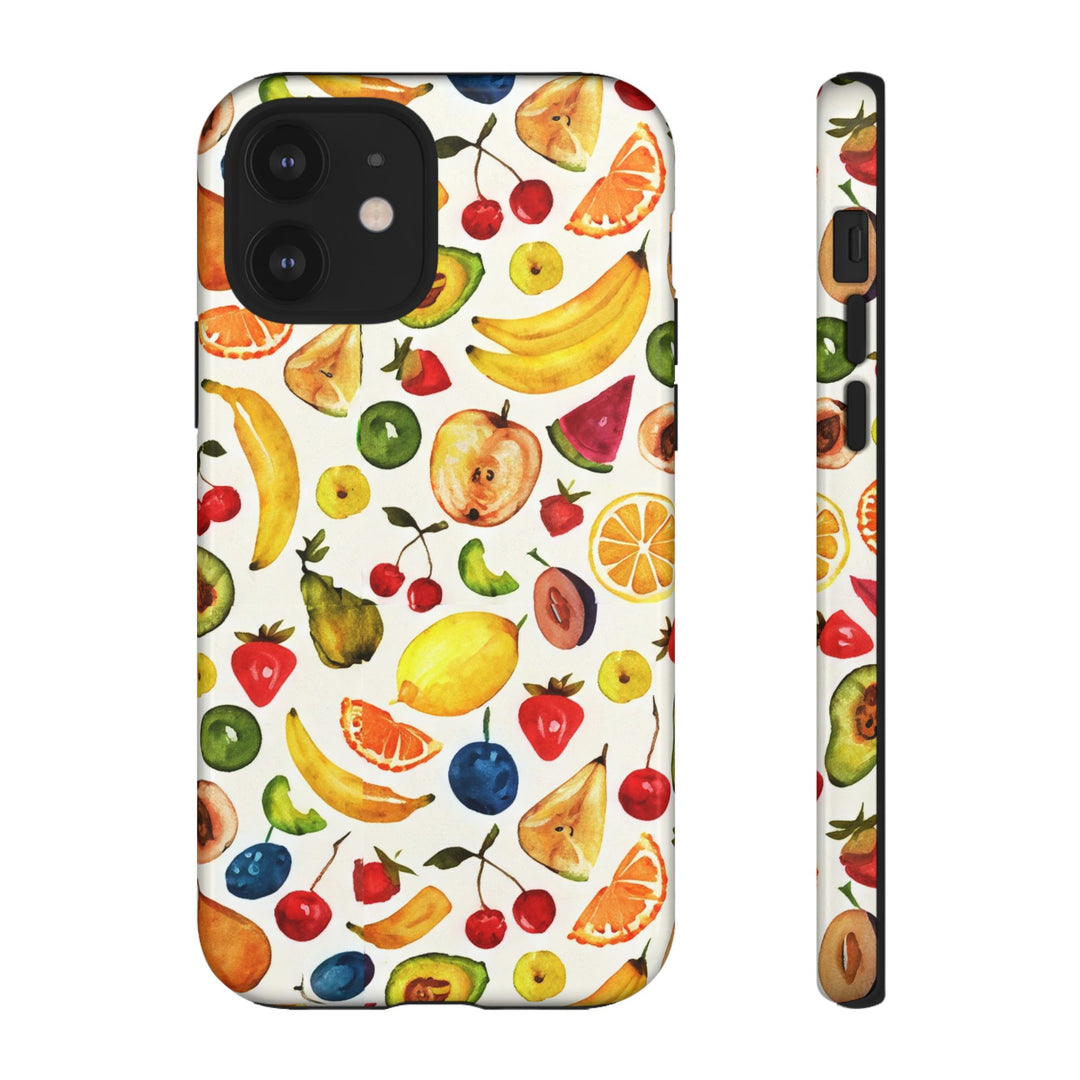 Impact Resistant, Mixed Fruits, Cute Phone Cases for Samsung S24, S23, S22, S21, IPhone 15 pro Iphone 14 pro Iphone 13 IPhone 12 Iphone 11 - Studio40ParkLane
