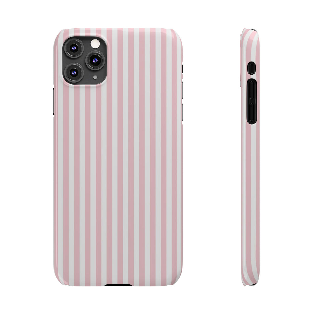 Slim Sweet Pink Striped Cute Phone Case for Iphone 16 - | iPhone 15 Pro Max Case | iPhone 14 Case Iphone 13 12 11 10 9 8 7 X XS Gift for Her