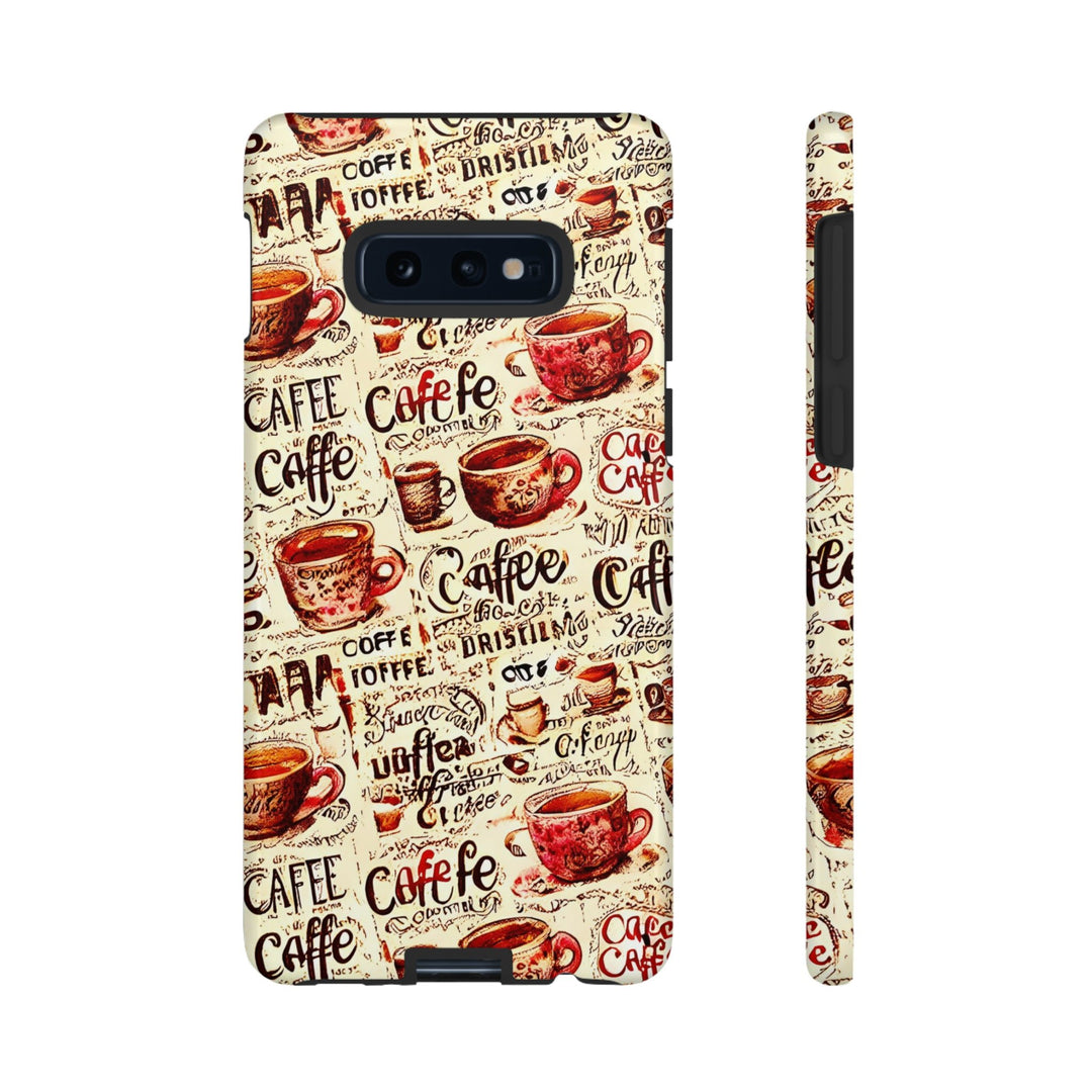 Cute Samsung Phone Case | Aesthetic Samsung Phone Case | Galaxy S23, S22, S21, S20 | Paris Coffee Cup, Protective Phone Case - Studio40ParkLane