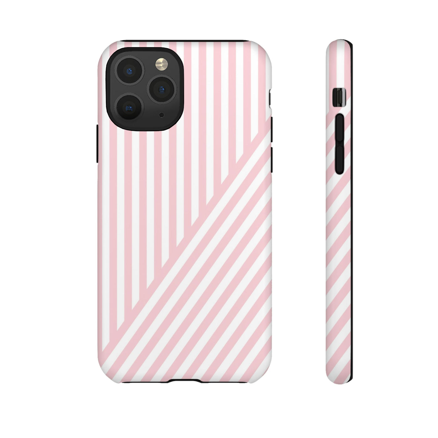 Custom Personalized Tough Phone Case - Aesthetic Stripes - For iPhone 17 Pro Max iPhone 16 Pro iPhone 15 Iphone 14 Iphone 13 Plus 13 12 11 - Studio40ParkLane