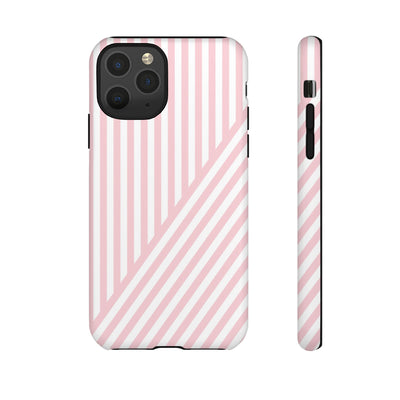 Custom Personalized Tough Phone Case - Aesthetic Stripes - For iPhone 17 Pro Max iPhone 16 Pro iPhone 15 Iphone 14 Iphone 13 Plus 13 12 11 - Studio40ParkLane