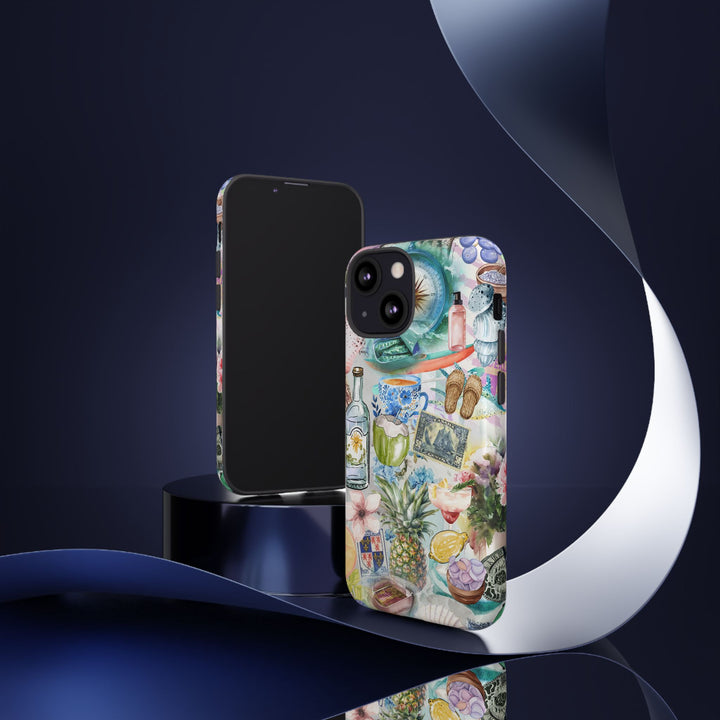 Impact Resistant, Travel Coquette Collage, Cute Phone Cases for Samsung S24, S23, S22, S21, IPhone 15 pro Iphone 14 pro Iphone 13 IPhone 12 Iphone 11 - Studio40ParkLane