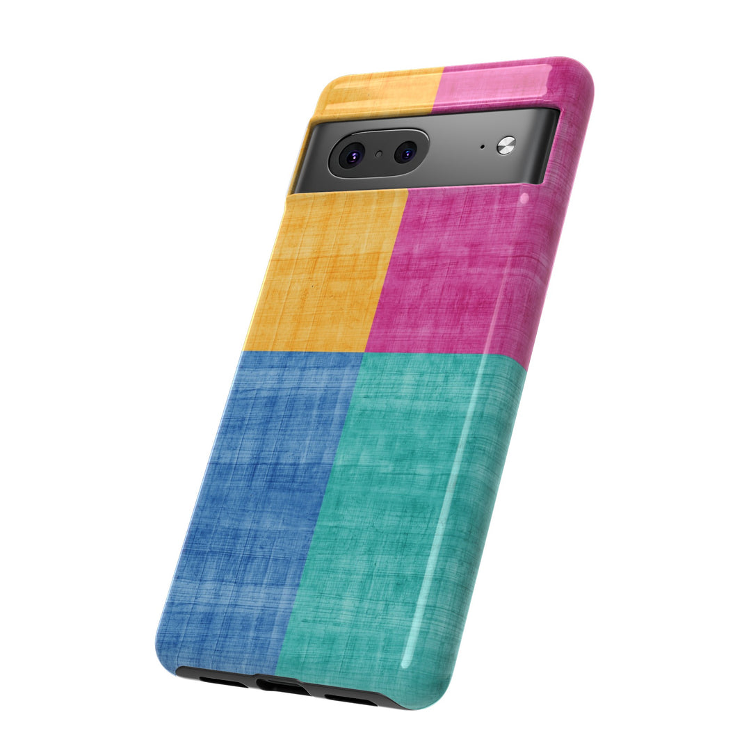 Impact Resistant, Colored Shapes, Cute Phone Cases for Samsung S24, S23, S22, S21, IPhone 15 pro Iphone 14 pro Iphone 13 IPhone 12 Iphone 11 - Studio40ParkLane