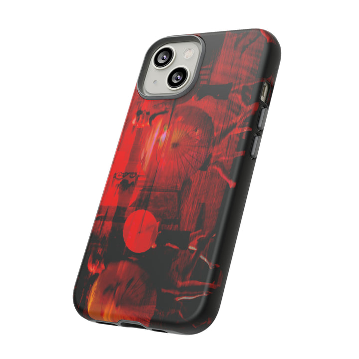Cute IPhone Case | iPhone 15 Case | iPhone 15 Pro Max Case, Iphone 14 Case, Iphone 14 Pro Max Case IPhone Case for Art Lovers, Sunset Dance Red - Studio40ParkLane