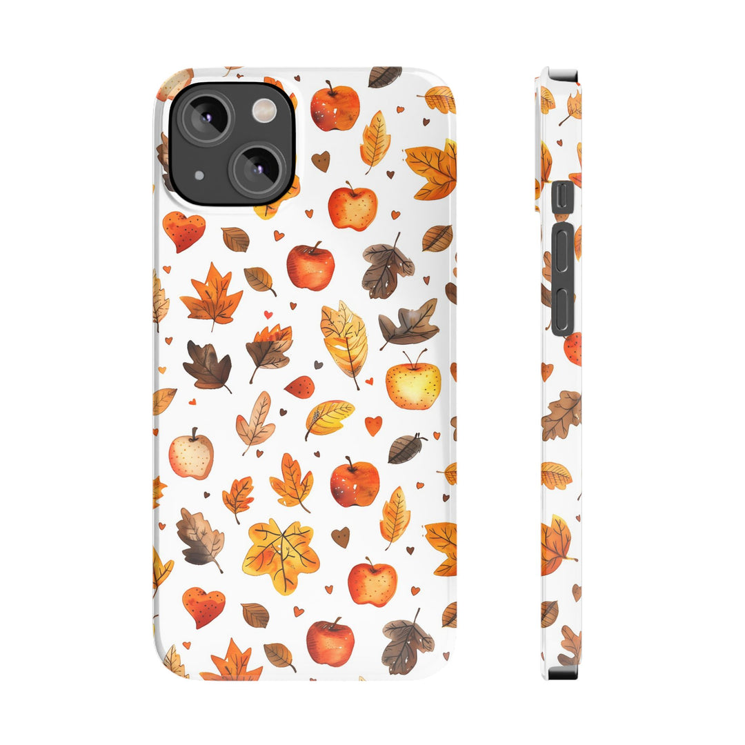 Slim Fall Autumn Leaves Gift for Her Cute Phone Cases for Iphone 16 | iPhone 15 Case | iPhone 15 Pro Max Case, Iphone 14, Iphone 14 Pro Max, Iphone 13, Slim - Studio40ParkLane