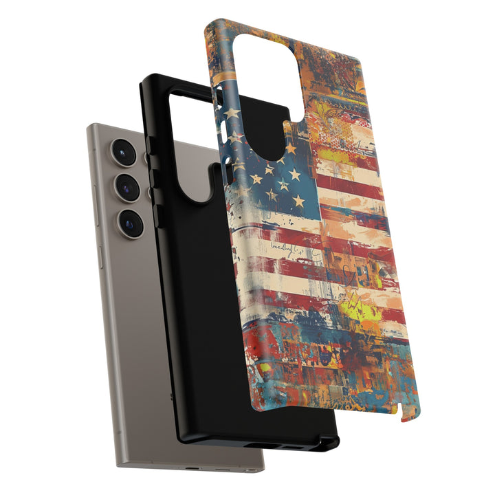 Impact Resistant, American Flag, Cute Phone Cases for Samsung S24, S23, S22, S21, IPhone 15 pro Iphone 14 pro Iphone 13 IPhone 12 Iphone 11 - Studio40ParkLane