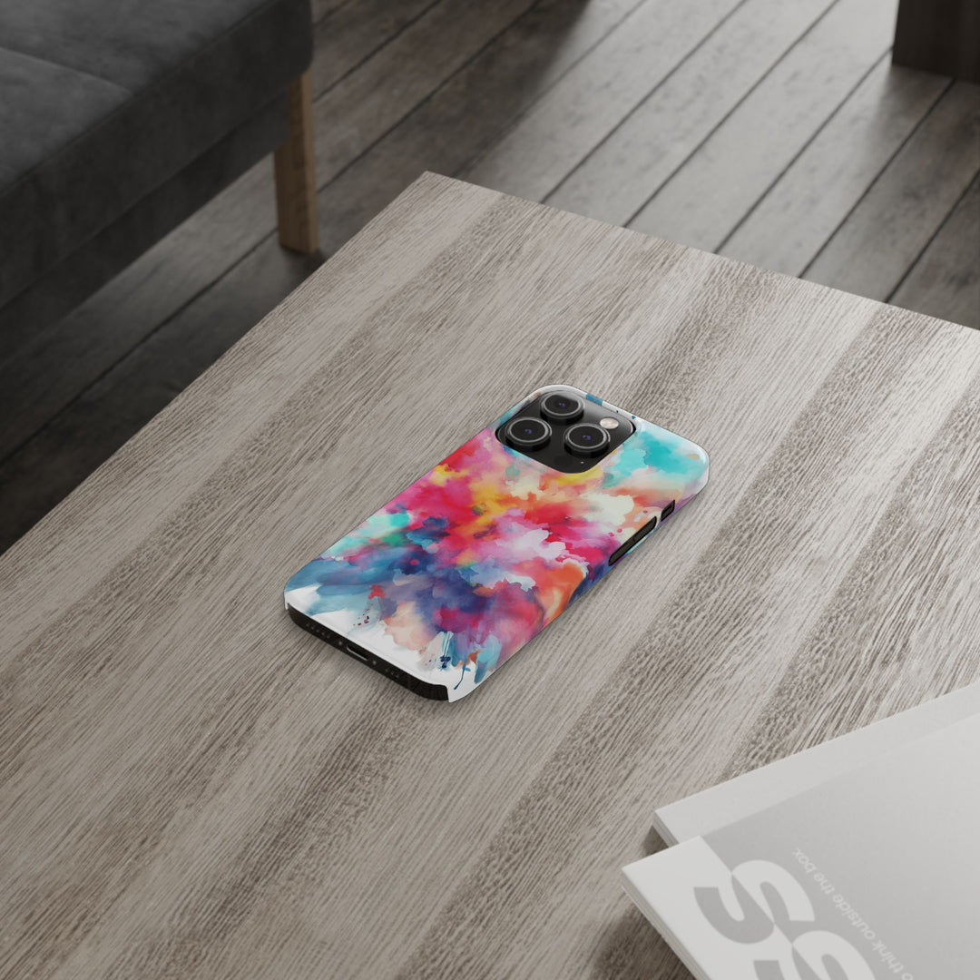 Slim Paint Splash Gift for Her Cute Phone Cases for Iphone 16 Pro Max | iPhone 15 Case | iPhone 15 Pro Max Case, Iphone 14, Iphone 14 Pro Max, Iphone 13 12 11 8 7 - Studio40ParkLane