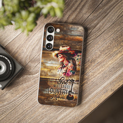 Cute Flexi Phone Cases, Country Music Inspiration, For Samsung Galaxy S23 Phone Case, Samsung S22 Case, Samsung S21 Case, S20 Plus