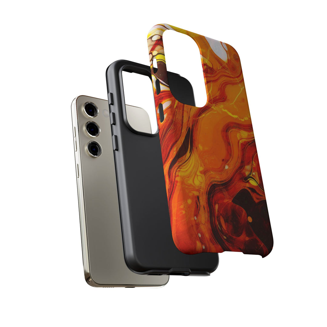 Impact Resistant, Fall Colors Marble, Cute Phone Cases for Samsung S24, S23, S22, S21, IPhone 15 pro Iphone 14 pro Iphone 13 IPhone 12 Iphone 11 - Studio40ParkLane