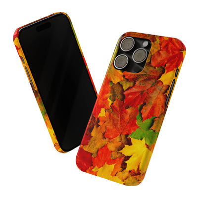 Fall Leaves Slim Cute Phone Cases for Iphone  | iPhone 15 Case | iPhone 15 Pro Max Case, Iphone 14, Iphone 14 Pro Max, Iphone 13