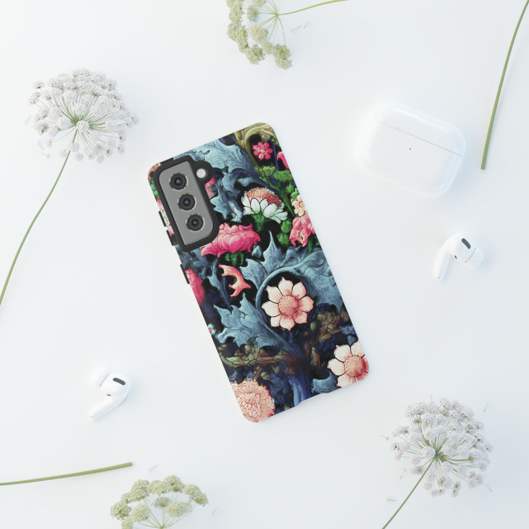 Cute Samsung Phone Case | Aesthetic Samsung Phone Case | Galaxy S23, S22, S21, S20 | Luxury Double Layer | Cool Flowers Design Floral - Studio40ParkLane