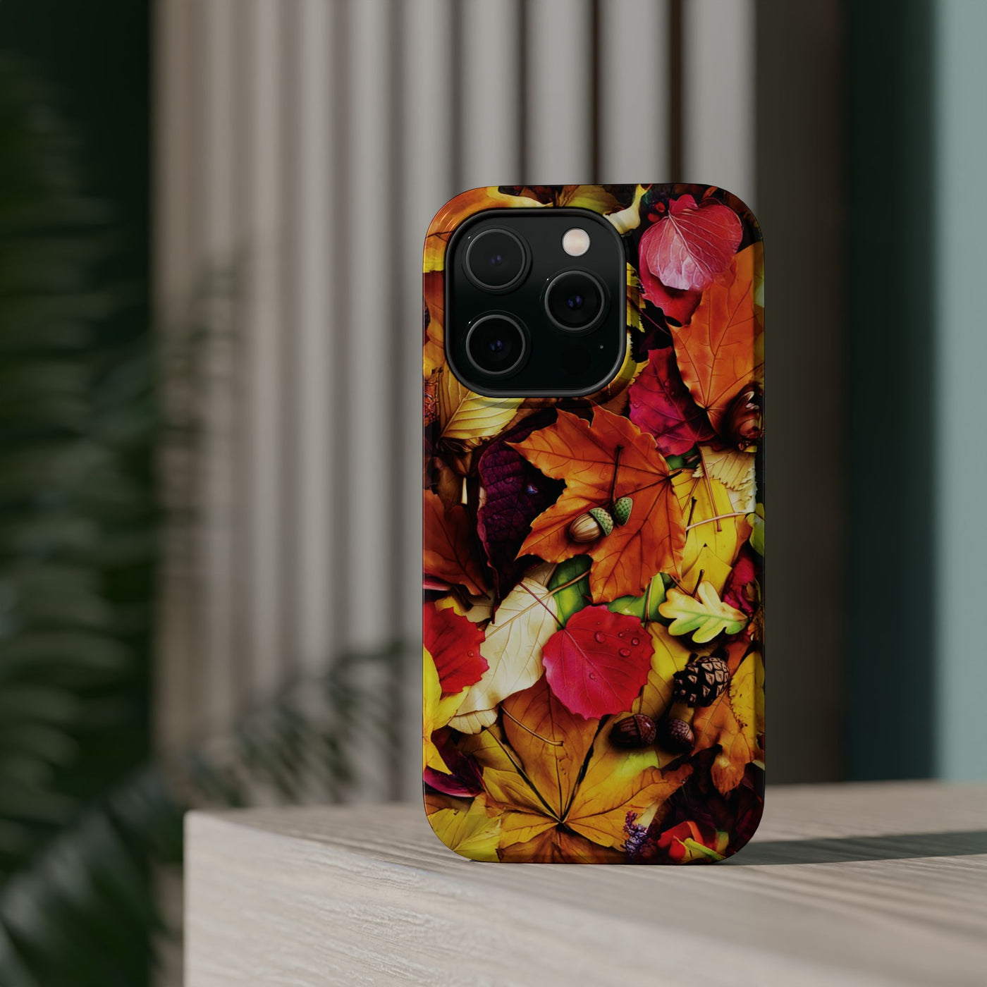 Aesthetic Tough Magsafe Fall Leaves Foliage Phone Case - For iPhone 17 Pro Max iPhone 16 Pro iPhone 15 Iphone 14 Plus 13 Pro 12 11 10 - Studio40ParkLane