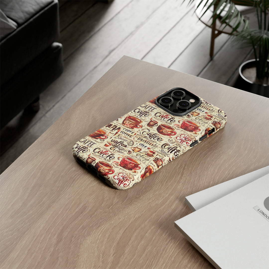 Cute IPhone Case | Paris Coffee Cup, iPhone 15 Case | iPhone 15 Pro Case, Iphone 14 Case, Iphone 14 Pro Max Case, Protective Iphone Case - Studio40ParkLane