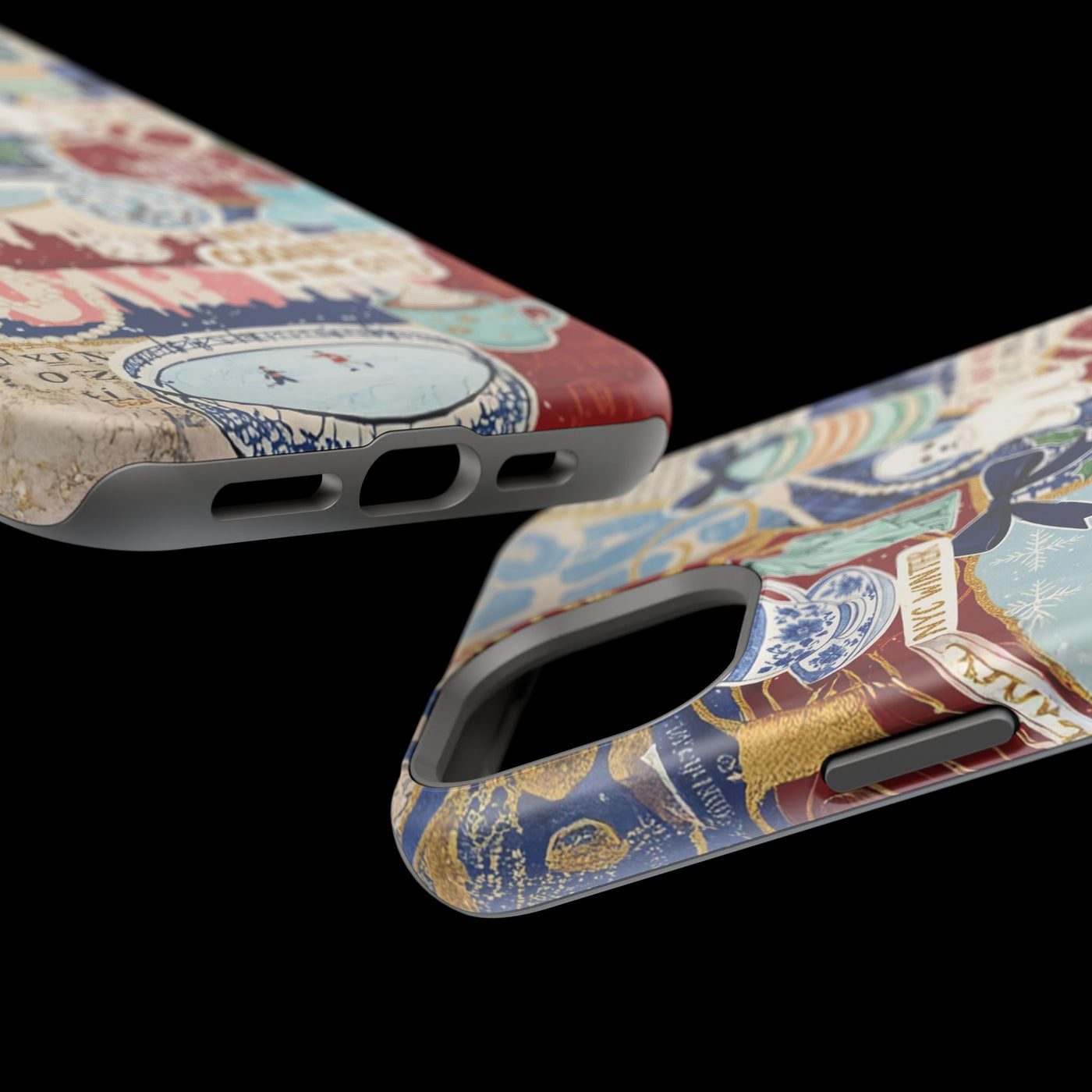 New York Winter Coquette Collage Tough Magsafe Cute Phone Cases for Iphone | iPhone 17 Pro Max Case, Iphone 16, Iphone 15 14 13 12 11 10 9