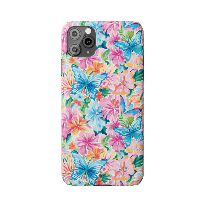Slim Butterflies Flowers Gift for Her Cute Phone Cases for Iphone 16 Pro Max | iPhone 15 Case | iPhone 15 Pro Max Case, Iphone 14, 13, 12, 11, 10, 8, 7 - Studio40ParkLane