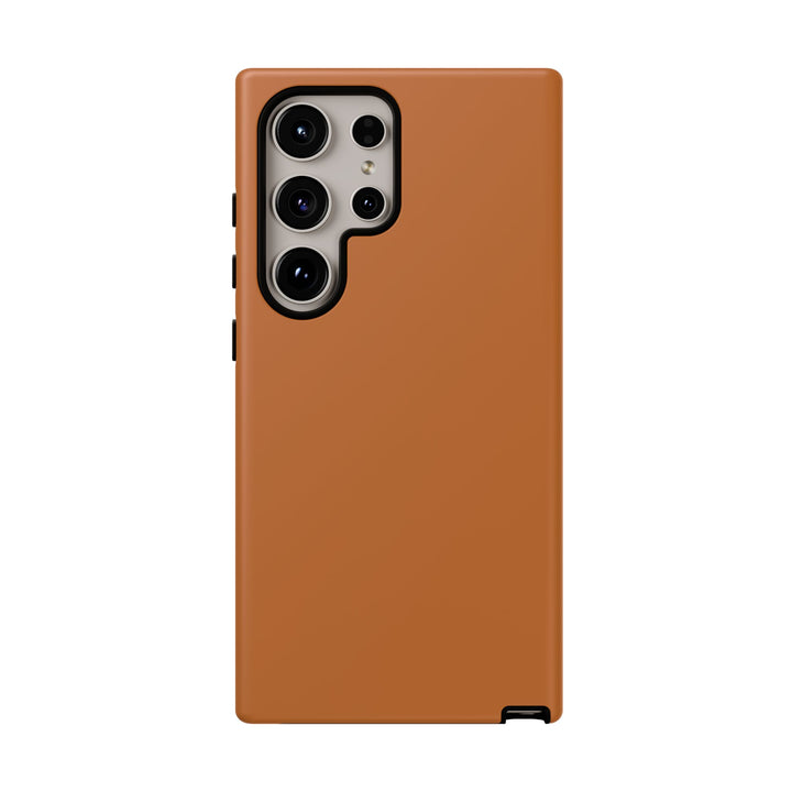 Premium Tough Rusty Brown Orange Gift for Her Cute Phone Cases for Samsung S25 S24, S23, S22, S21, Iphone, 16, 15, 14, 13 Pro Max Ultra - Studio40ParkLane