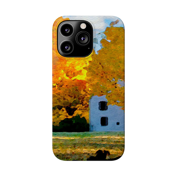 Slim Cute Phone Cases for Iphone - | iPhone 15 Case | iPhone 15 Pro Max Case, Iphone 14 Case, Iphone 14 Pro Max, Iphone 13, New England Fall Leaves - Studio40ParkLane