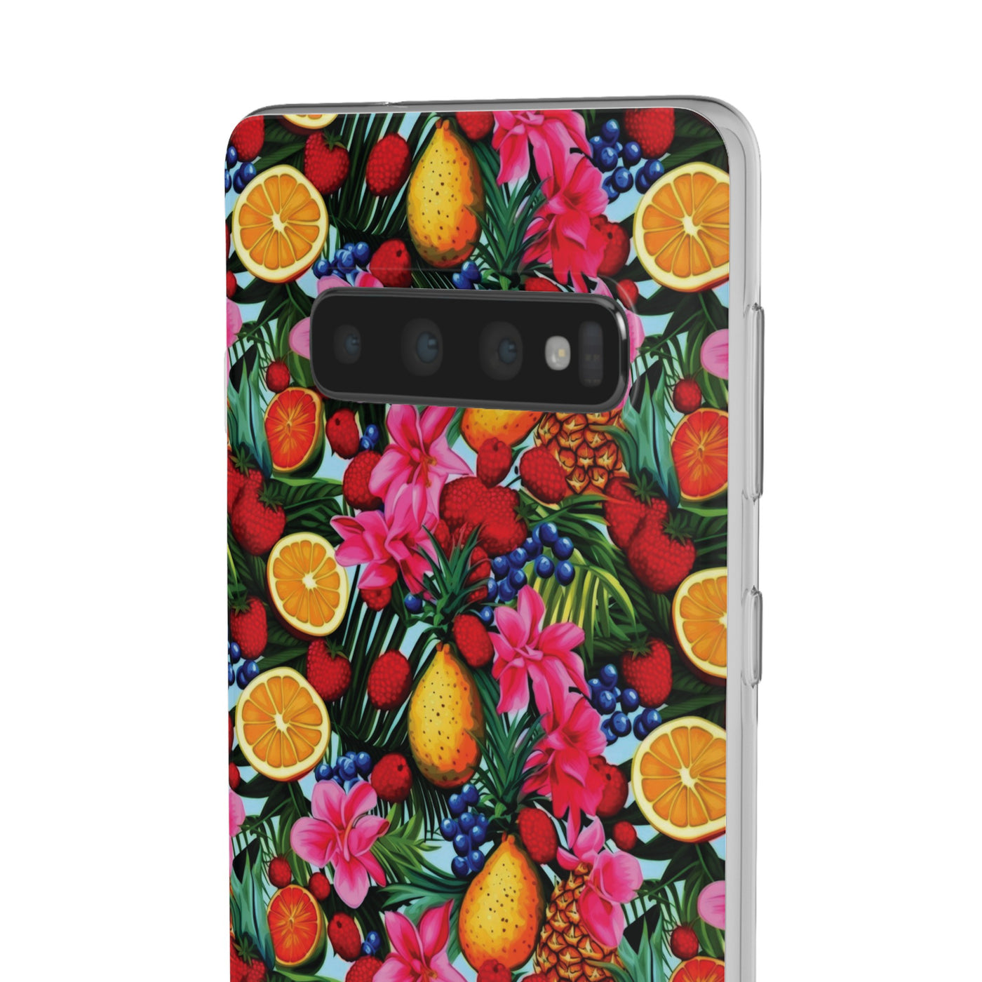 Cute Flexi Phone Cases, For Iphones and Samsung Galaxy Phones, Summer Mixed Fruit, Galaxy S23 Phone Case, Samsung S22 Case, Samsung S21, Iphone 15, Iphone 14, Iphone 13