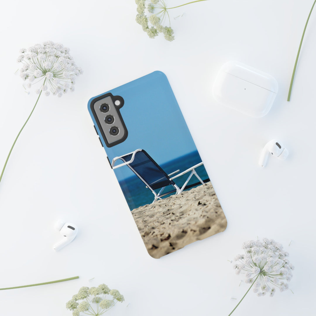 Cute Samsung Case | Cool Iphone Case | Summer Blue Beach Chair, Samsung S24, S23, S22, S21, IPhone 15 Case | Iphone 14 Case, Iphone 13 Case - Studio40ParkLane