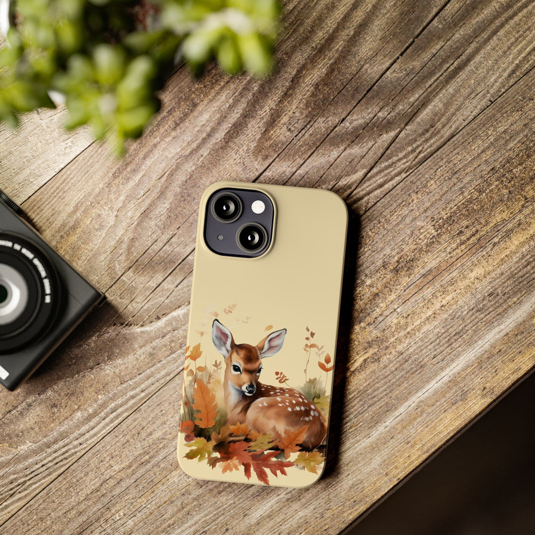 Slim Autumn Fall Deer Gift for Her Cute Phone Cases for Iphone 16 | iPhone 15 Case | iPhone 15 Pro Max Case, Iphone 14, Iphone 14 Pro Max, Iphone 13, Slim - Studio40ParkLane