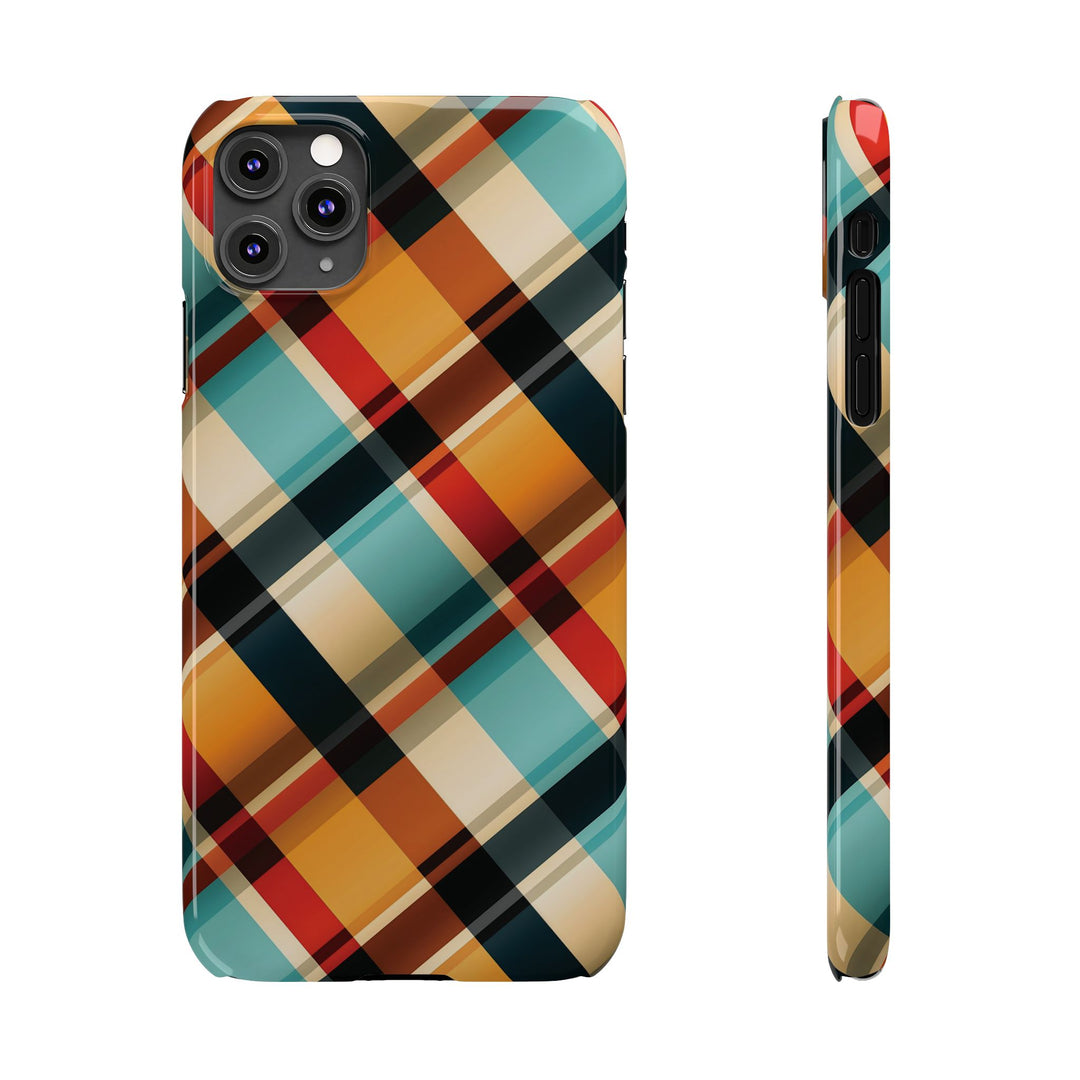 Slim Checkered Plaid Gift for Her Cute Phone Cases for Iphone 16 Pro Max | iPhone 15 Case | iPhone 15 Pro Max Case, Iphone 14, 13, 12, 11, 10, 8, 7 - Studio40ParkLane