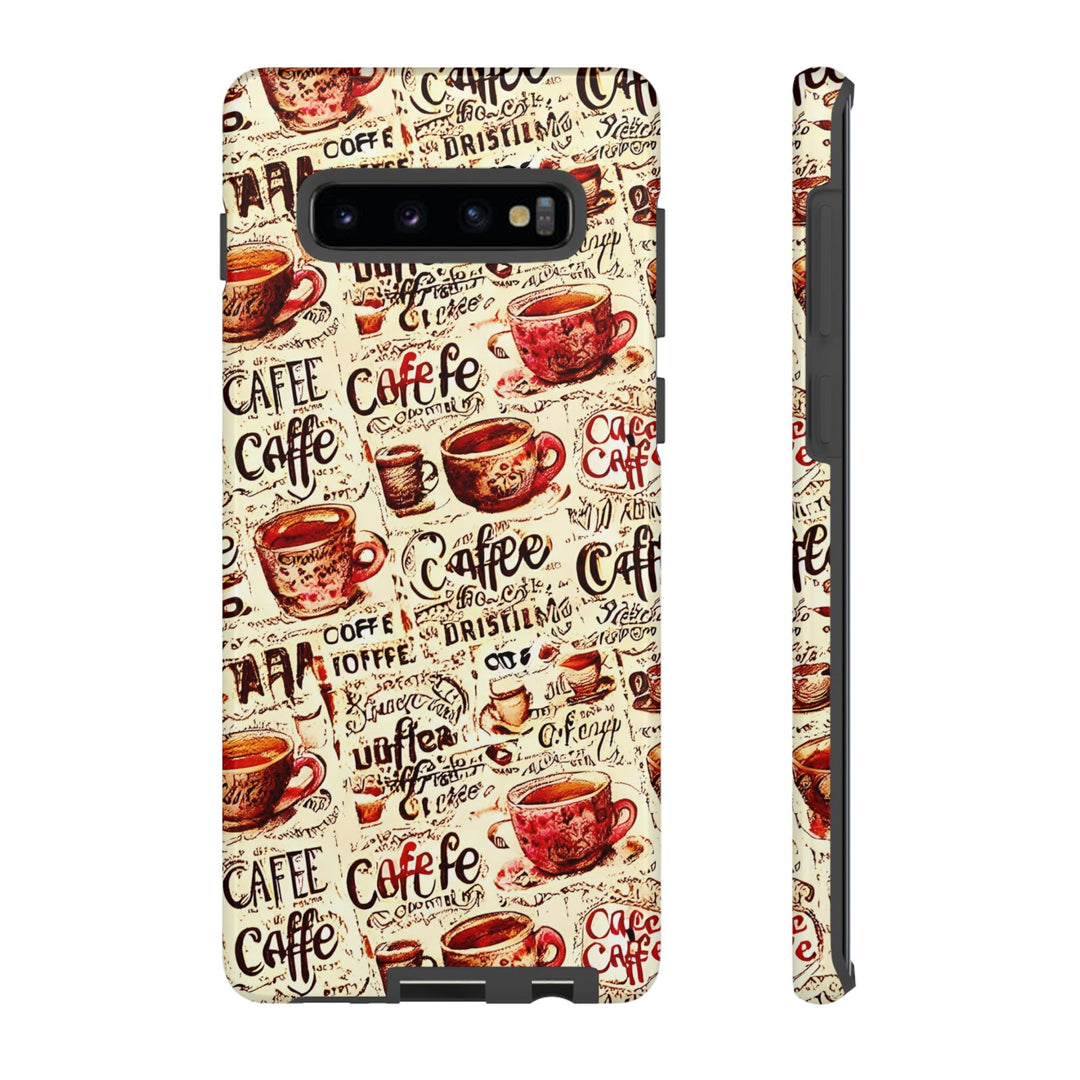 Cute Samsung Phone Case | Aesthetic Samsung Phone Case | Galaxy S23, S22, S21, S20 | Paris Coffee Cup, Protective Phone Case - Studio40ParkLane