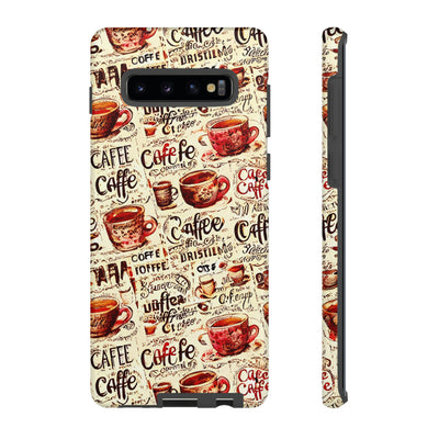 Cute Samsung Phone Case | Aesthetic Samsung Phone Case | Galaxy S23, S22, S21, S20 | Paris Coffee Cup, Protective Phone Case